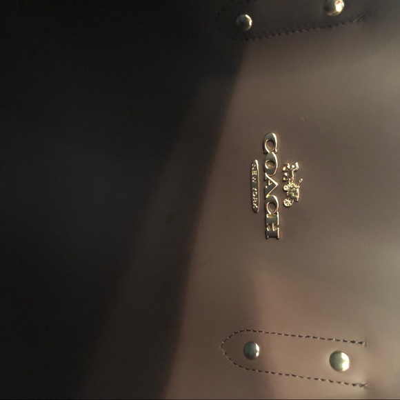 NWT Coach Leather Tote - Picture 7 of 8